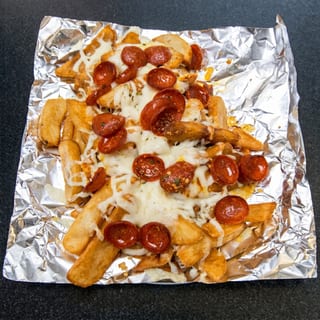 Pizza-Loaded Fries